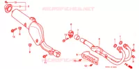 SILENCIEUX D'ECHAPPEMENT pour Honda XR 250 Without speed warning light 1999