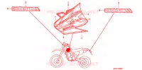 T (6) pour Honda XR 250 Without speed warning light 1999