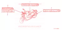 AUTOCOLLANTS pour Honda RUCKUS 50 2003