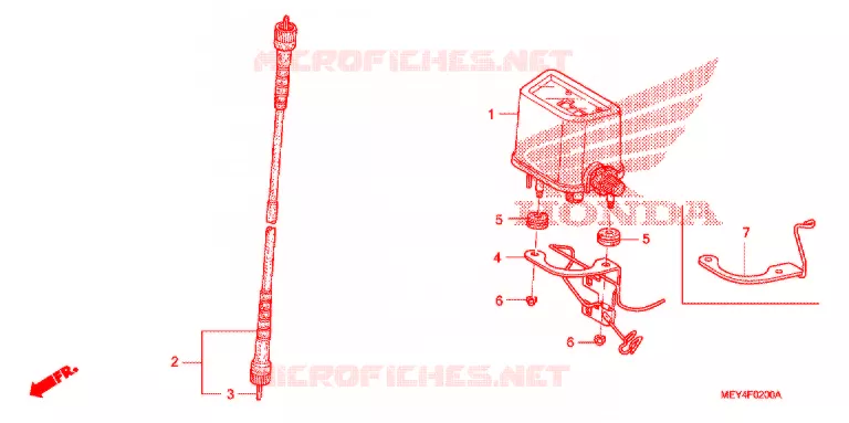COMPTEUR Honda MOTO 450 CRF 2005  CRF450X5