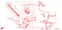 MAITRE CYLINDRE DE FREIN AVANT pour Honda SHADOW VT 750 AERO Hamamatsu factory 2006