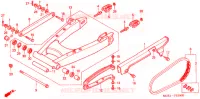 BRAS OSCILLANT pour Honda CB 400 SUPER BOL D\'OR J 2005