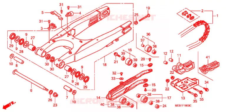 BRAS OSCILLANT Honda MOTO 450 CRF 2003  CRF450R3