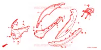 CARENAGE ARRIERE pour Honda 50 DIO CESTA 2004