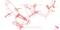 SILENCIEUX D'ECHAPPEMENT pour Honda CB 250 F ABS 2016