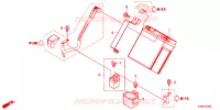 BATTERIE pour Honda CB 250 F 2016