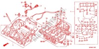 CARTER MOTEUR pour Honda CB 400 SUPER FOUR ABS VTEC REVO Color Order Plan Wheel Color 2011