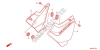 COUVERCLES LATERAUX pour Honda CB 400 SUPER FOUR ABS VTEC REVO Color Order Plan Wheel Color 2011