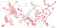ETRIER DE FREIN AVANT DROIT (CB400A/SA) pour Honda CB 400 SUPER FOUR ABS VTEC REVO Color Order Plan Wheel Color 2011