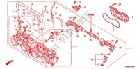 CORPS DE PAPILLON pour Honda CB 400 SUPER FOUR VTEC REVO Color Order Plan Wheel Color 2011