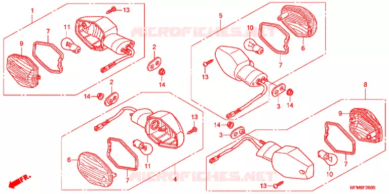CLIGNOTANT Honda MOTO 400 CB 2015  CB400SADE