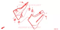 COUVERCLES LATERAUX pour Honda CB 400 SUPER BOL D\'OR REVO 2017