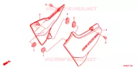 COUVERCLES LATERAUX pour Honda CB 400 SUPER BOL D\'OR ABS REVO 2017