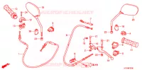 LEVIER DE GUIDON   CABLE   COMMODO pour Honda ANC 110 ICON 2012