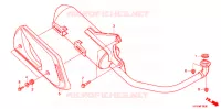 SILENCIEUX D'ECHAPPEMENT pour Honda ANC 110 ICON 2012