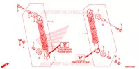 AMORTISSEUR ARRIERE pour Honda WAVE 110 S, Kick start 2013