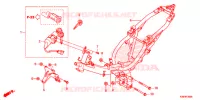 CADRE pour Honda WAVE 110 S, Kick start 2013