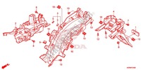 GARDE BOUE ARRIERE pour Honda WAVE 110 S, Kick start 2013