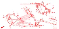 GUIDON   CARENAGE pour Honda WAVE 110 S, Kick start 2013