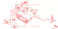 SILENCIEUX D'ECHAPPEMENT pour Honda WAVE 110 S, Kick start 2013