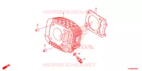 CYLINDRE pour Honda FUTURE 125 Casted wheels, Rear brake disk 2012