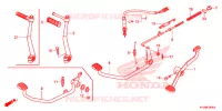 PEDALE pour Honda FUTURE 125 Casted wheels, Rear brake disk 2012