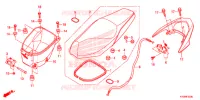SELLE pour Honda FUTURE 125 Casted wheels, Rear brake disk 2012