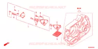 POMPE A HUILE pour Honda WAVE 100 MSR, Front disk 2007