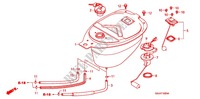 RESERVOIR A CARBURANT (C505/7) pour Honda SUPER CUB 50 CUSTOM 2007