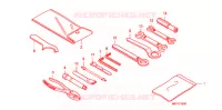 OUTIL pour Honda CB 1300 SUPER FOUR STRIPES 2009