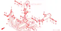 SILENCIEUX D'ECHAPPEMENT pour Honda CB X4 1300 1998