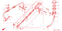 MAITRE CYLINDRE DE FREIN ARRIERE pour Honda CB X4 1300 LD 2002
