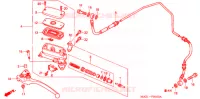 MAITRE CYLINDRE pour Honda CB X4 1300 LD 2002