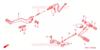 PEDALE pour Honda CB X4 1300 LD 2002