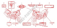 ETIQUETTE DE PRECAUTIONS  pour Honda CB 1300 SUPER BOL DOR TYPE 1 2006