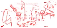 COMMODO   LEVIER   CABLE pour Honda CB 1300 SUPER BOL DOR 2007