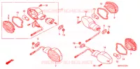 CLIGNOTANT (CB1300S/SA) pour Honda CB 1300 SUPER BOL DOR ABS TWO TONES 2009