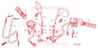 COMMODO   LEVIER   CABLE pour Honda CB 1300 SUPER BOL DOR ABS TWO TONES 2009