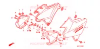 COUVERCLES LATERAUX pour Honda CB 1300 SUPER BOL DOR ABS TWO TONES 2009
