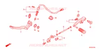 PEDALE pour Honda CB 1300 SUPER BOL DOR EP SE 2016