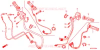 COMMODO   LEVIER   CABLE pour Honda CB 1300 SUPER BOL DOR ABS BLACK DARKNESS 2016