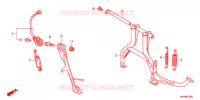 BEQUILLE pour Honda CB 1300 SUPER FOUR TYPE 2 2007