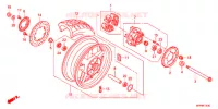 ROUE ARRIERE pour Honda CB 1300 SUPER FOUR TYPE 2 2007