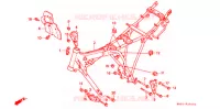 CADRE pour Honda CB 250 NIGHTHAWK 1991