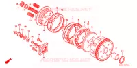 EMBRAYAGE pour Honda CB 250 NIGHTHAWK 1991
