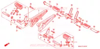 REPOSE PIED pour Honda CB 250 NIGHTHAWK 1991