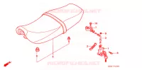 SELLE pour Honda CB 250 NIGHTHAWK 1991