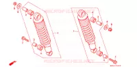 AMORTISSEUR ARRIERE pour Honda CB 250 NIGHTHAWK 1993