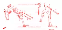 BEQUILLE pour Honda CB 250 NIGHTHAWK 1993