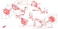 CLIGNOTANT pour Honda CB 250 NIGHTHAWK 1993
